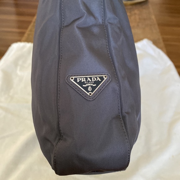 Vintage Prada Tessuto Metallo Ardesia Bag - Picture 2 of 13